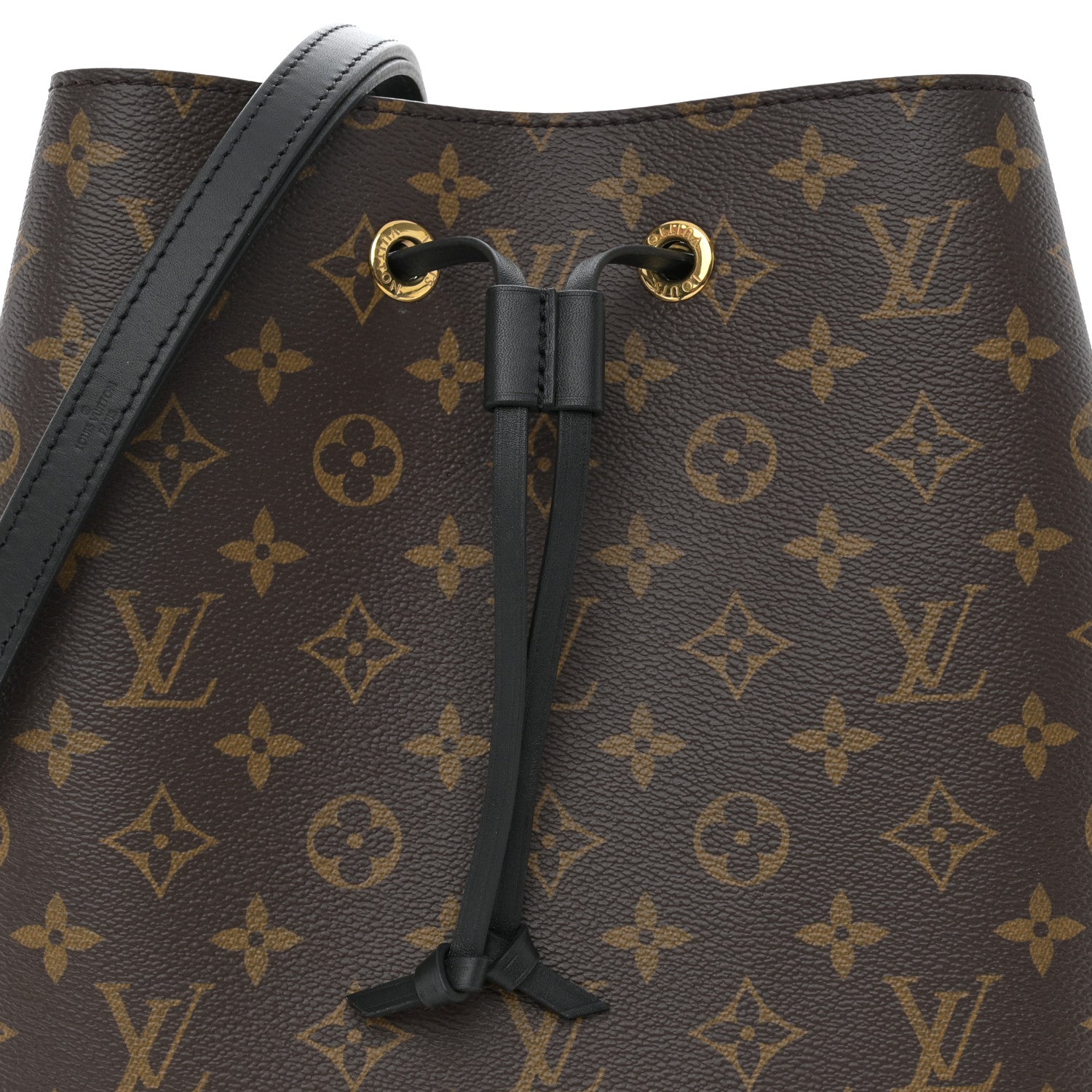 Louis Vuitton Monogram Neonoe MM Black 7 of 9