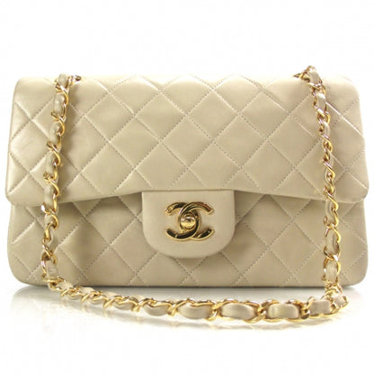Chanel Lambskin Medium Double Flap Beige 1 of 13