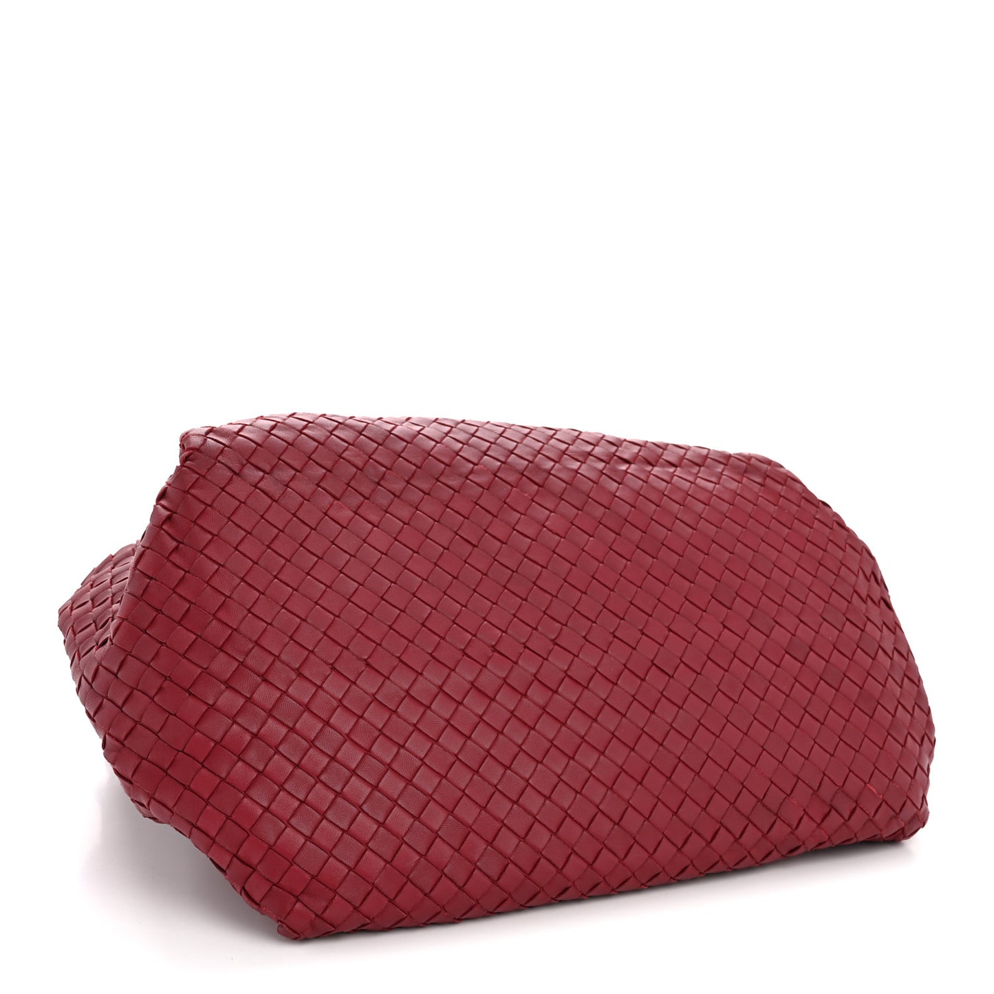 Nappa Intrecciato Parachute Bag Cassis