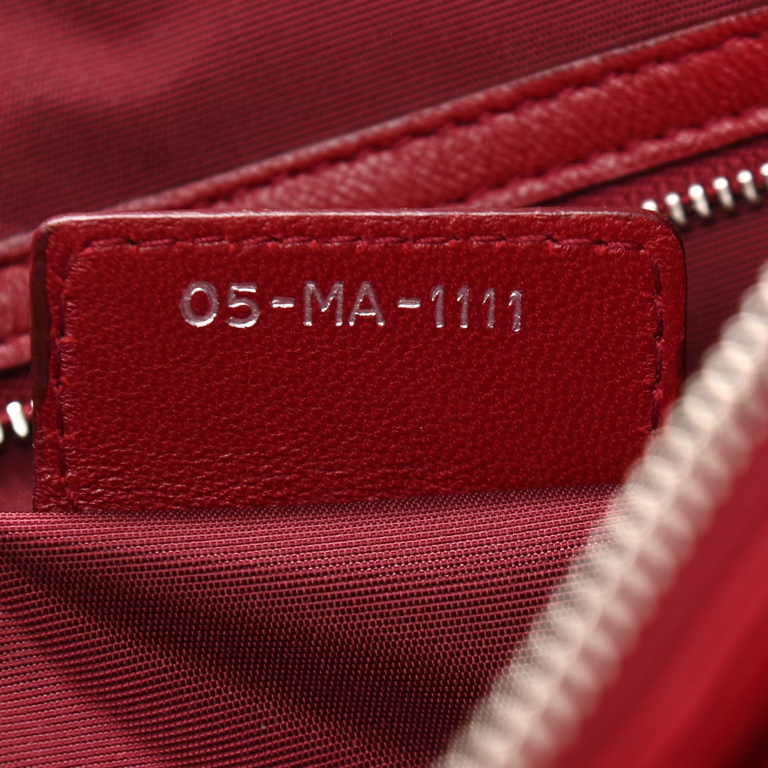 Christian Dior Lambskin Cannage Medium Granville Tote Red 9 of 10