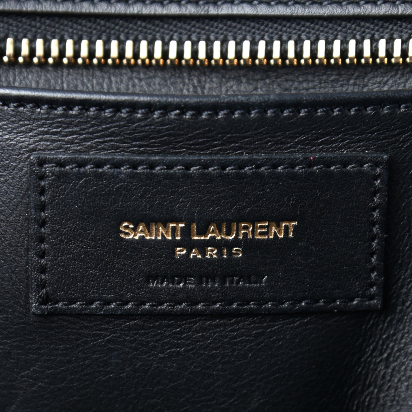 Calfskin Small Classic Y Cabas Black