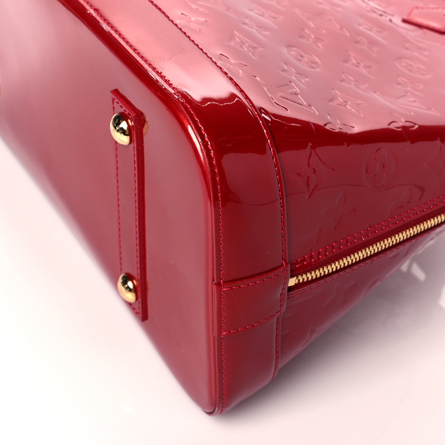 Louis Vuitton Vernis Alma GM Pomme D'Amour 9 of 9