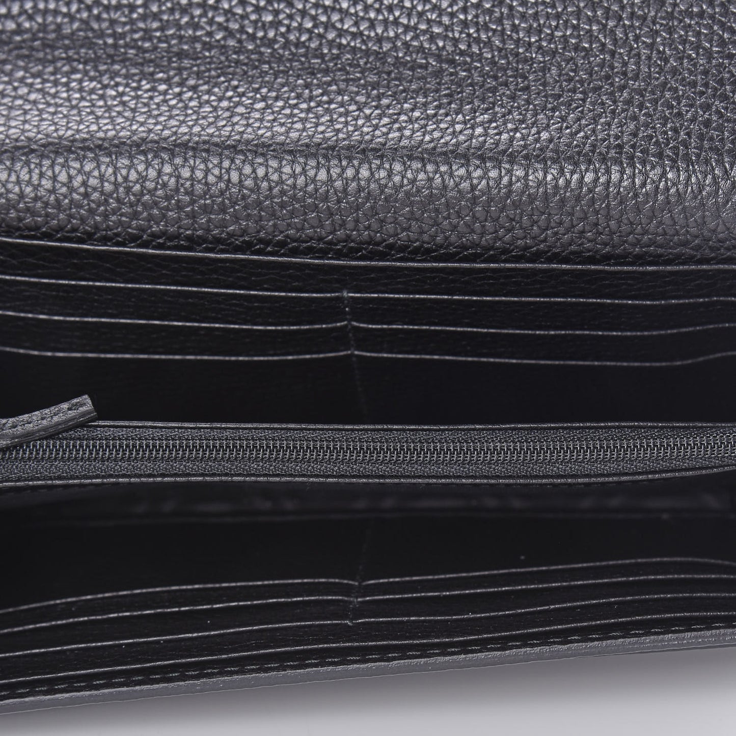Calfskin Animalier Continental Wallet Black