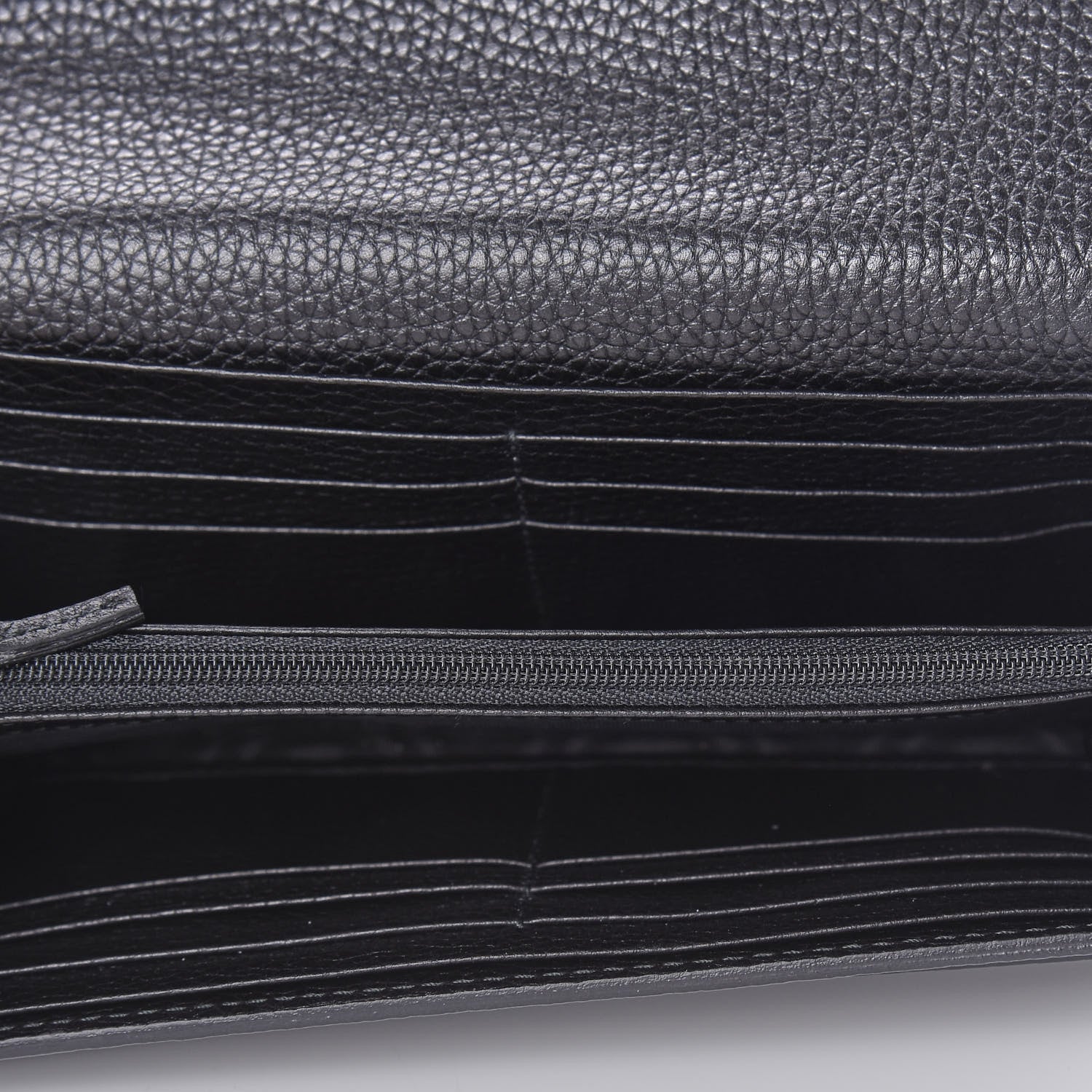 Gucci Calfskin Animalier Continental Wallet Black 5 of 7