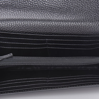 Gucci Calfskin Animalier Continental Wallet Black 5 of 7