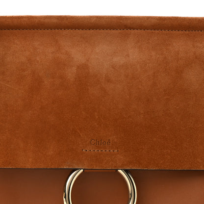 Chloe Suede Calfskin Medium Faye Shoulder Bag Caramel 7 of 10