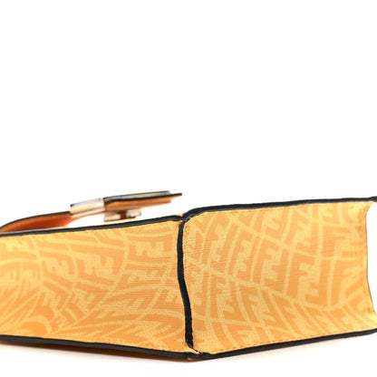 Fendi X SARAH COLEMAN Glazed Fabric Micro FF Vertigo Phone Holder Cyber Mimosa 9 of 14