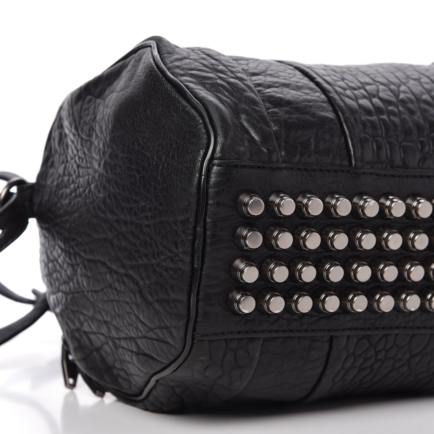 Alexander Wang Pebbled Lambskin Rockie Rhodium Black Hardware 6 of 9