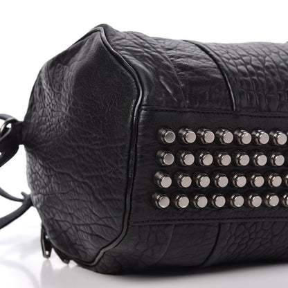 Alexander Wang Pebbled Lambskin Rockie Rhodium Black Hardware 6 of 9