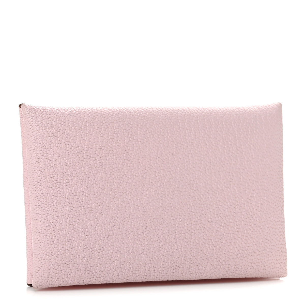 Hermes Chevre Mysore Calvi Card Case Rose Darling 3 of 10