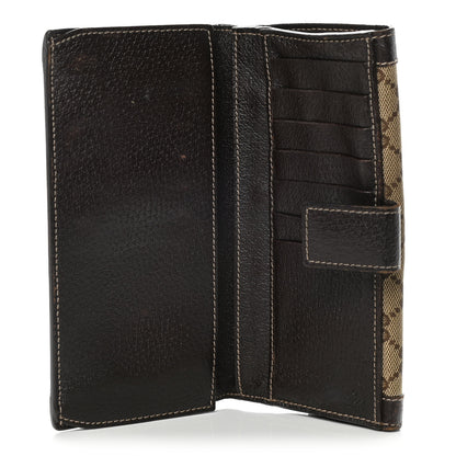 Gucci Crystal Monogram Continental Charmy Wallet Brown 9 of 13