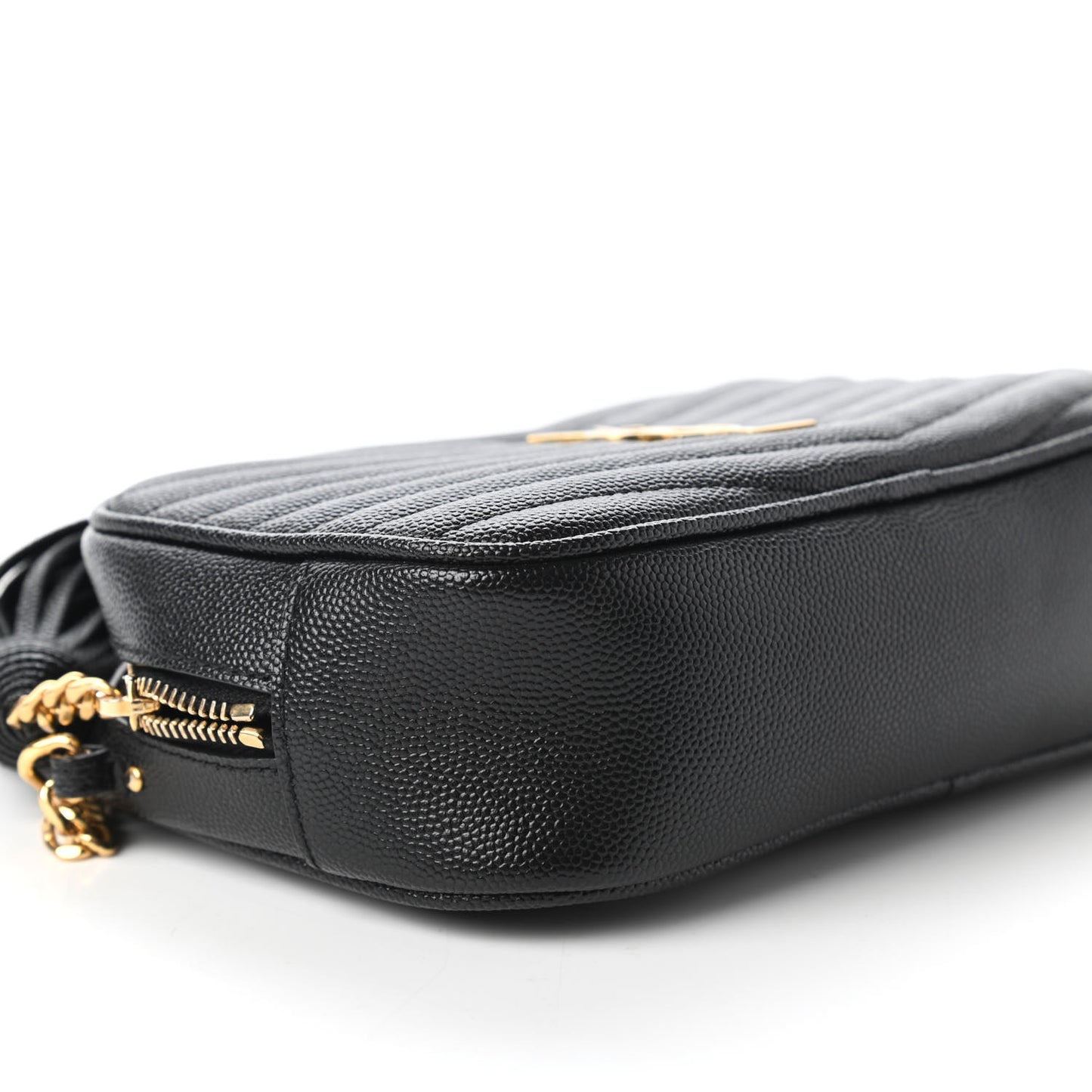 Grain De Poudre Matelasse Monogram Mini Lou Camera Bag Black
