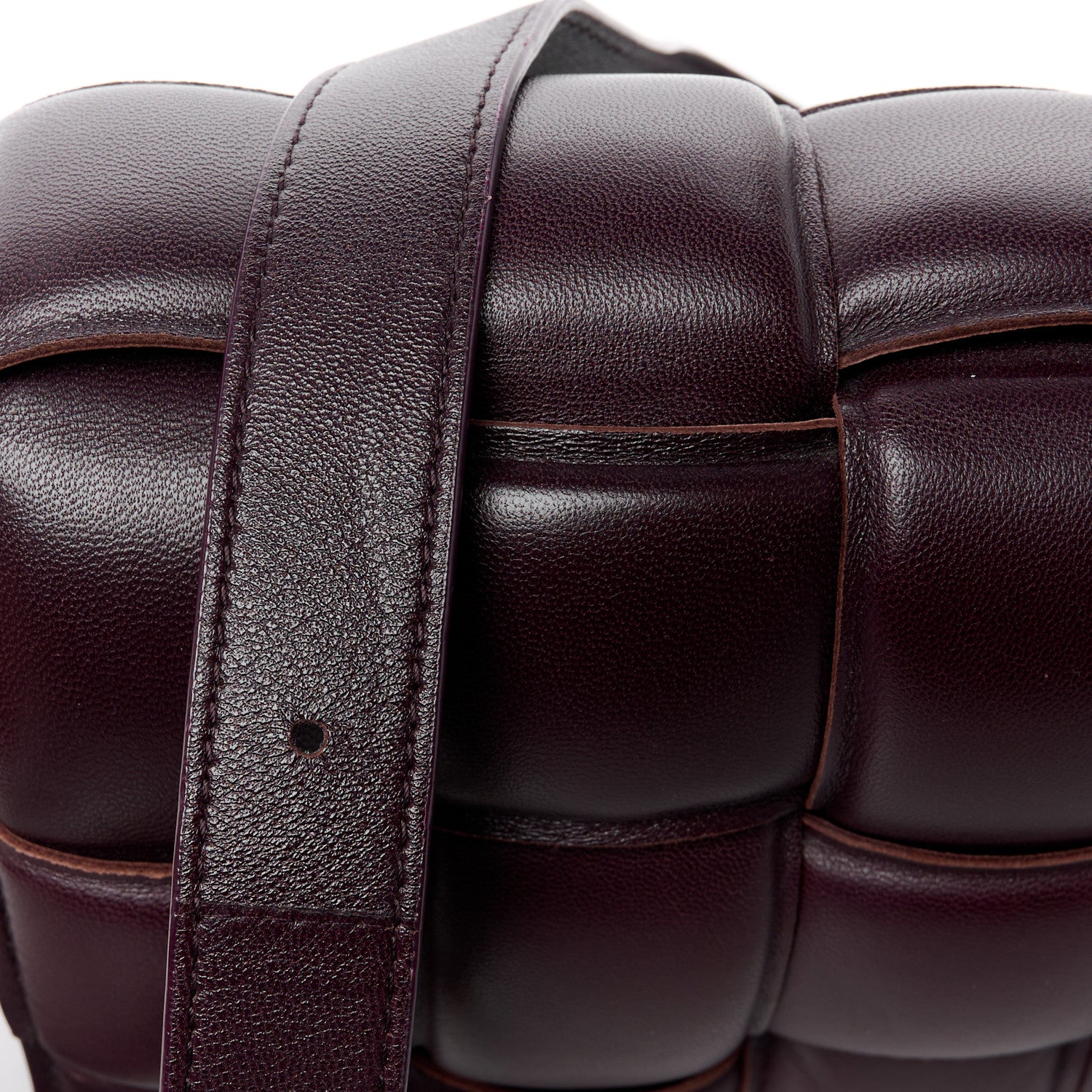 Bottega Veneta Nappa Maxi Intreccio Padded Cassette Crossbody Bag Grape 15 of 15