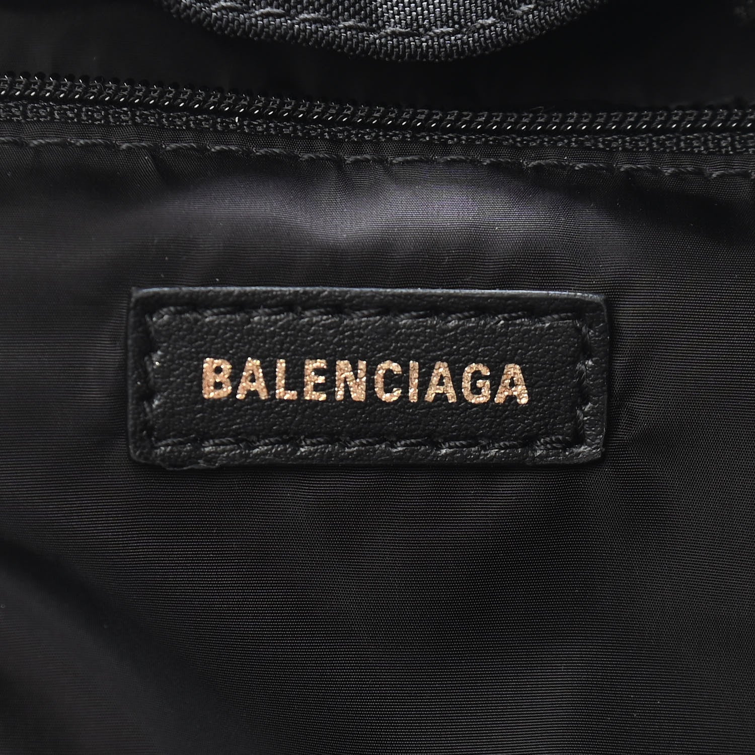 Balenciaga Sport Nylon Logo Embroidered S Wheel Backpack Black 6 of 9