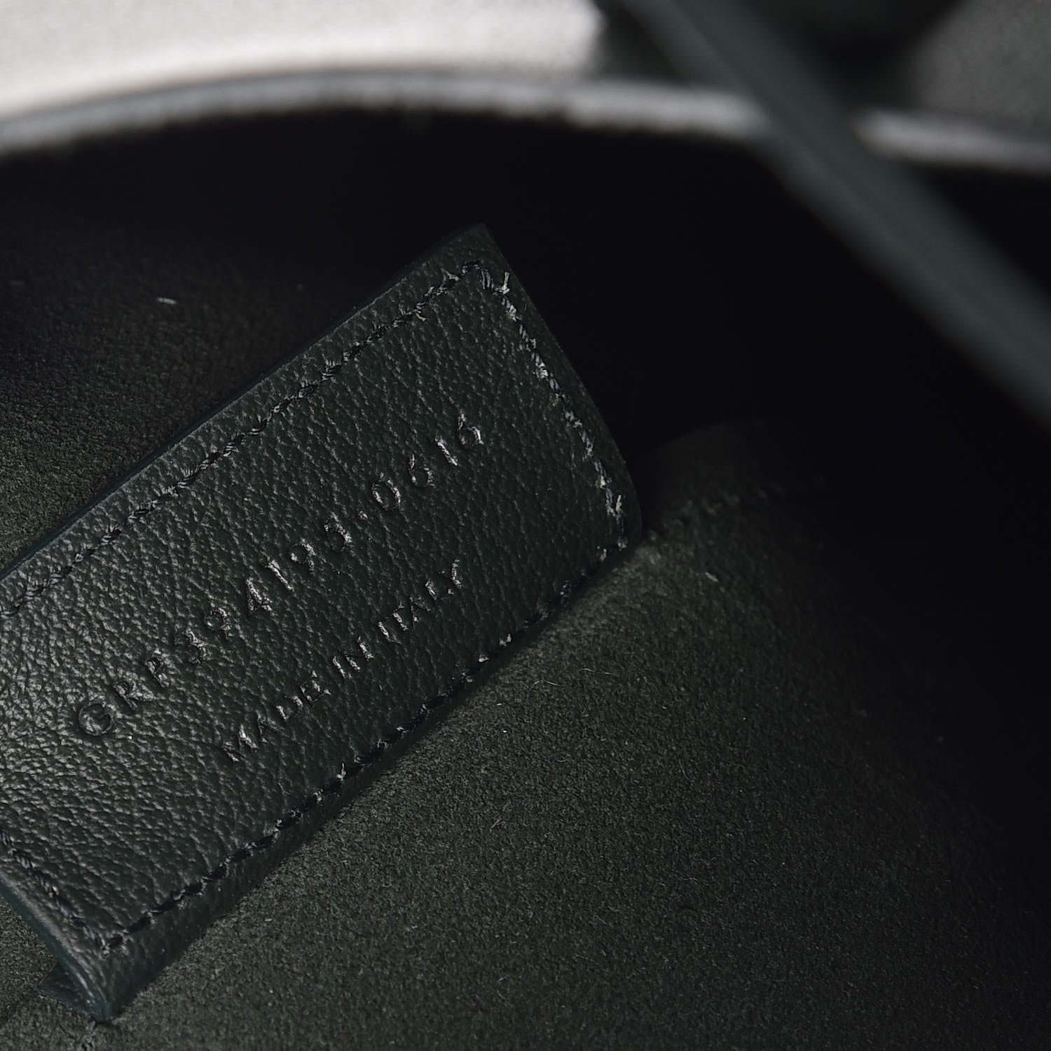 Saint Laurent Calfskin Large Shopping Tote Dark Green 9 of 10