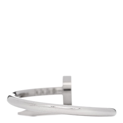 Cartier 18K White Gold Small Juste Un Clou Ring 52 6 3 of 5
