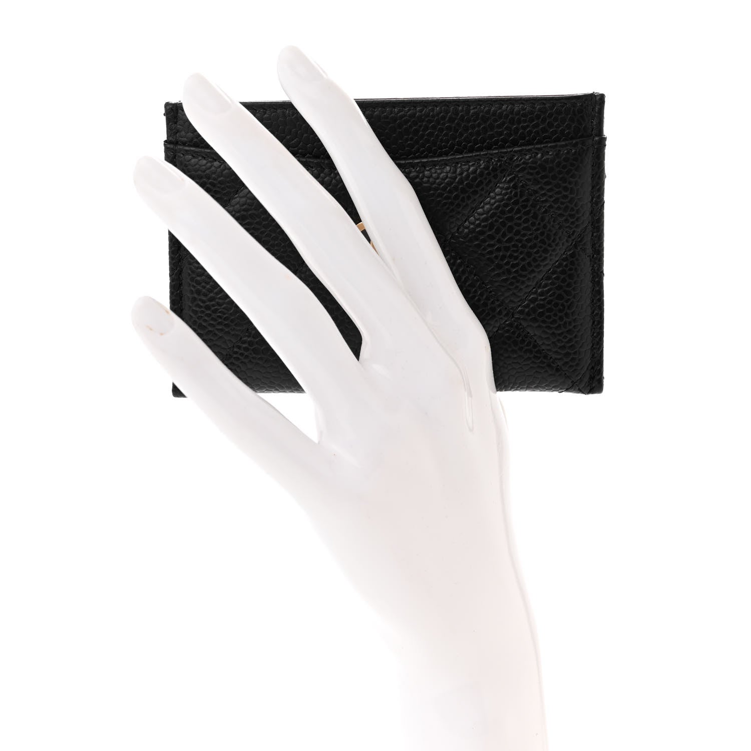 Chanel Caviar Quilted Card Holder Black 2 of 9