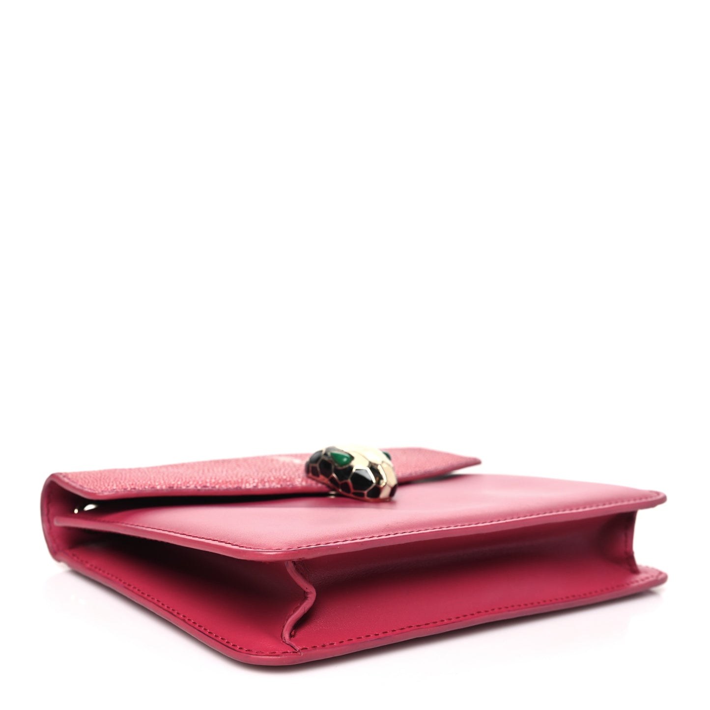 Calfskin Galuchat Serpenti Forever Crossbody Bag Pink