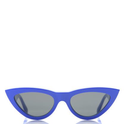 Celine Acetate Cat Eye Sunglasses CL 40019I Blue 2 of 6