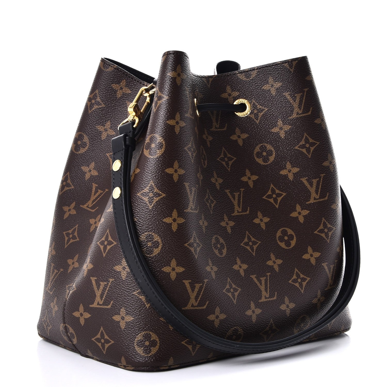 Louis Vuitton Monogram Neonoe MM Black 3 of 8
