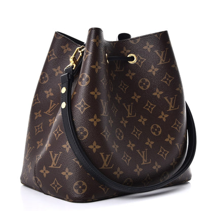Louis Vuitton Monogram Neonoe MM Black 3 of 8