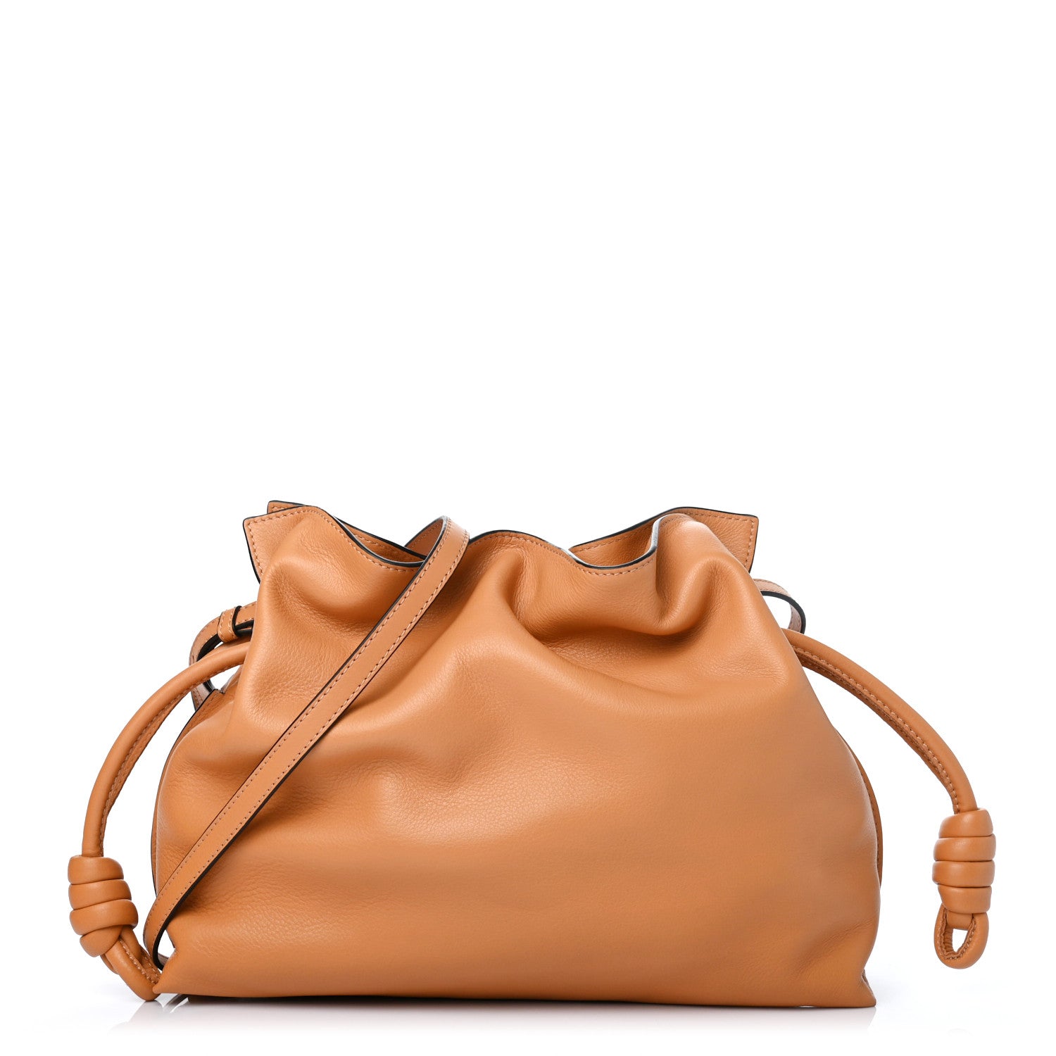 Loewe Nappa Flamenco Knot Clutch Warm Desert 1 of 4