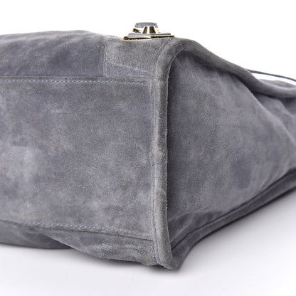 Balenciaga Baby Daim Suede Gold Metallic Edge Hardware City Gris Plomb 10 of 10