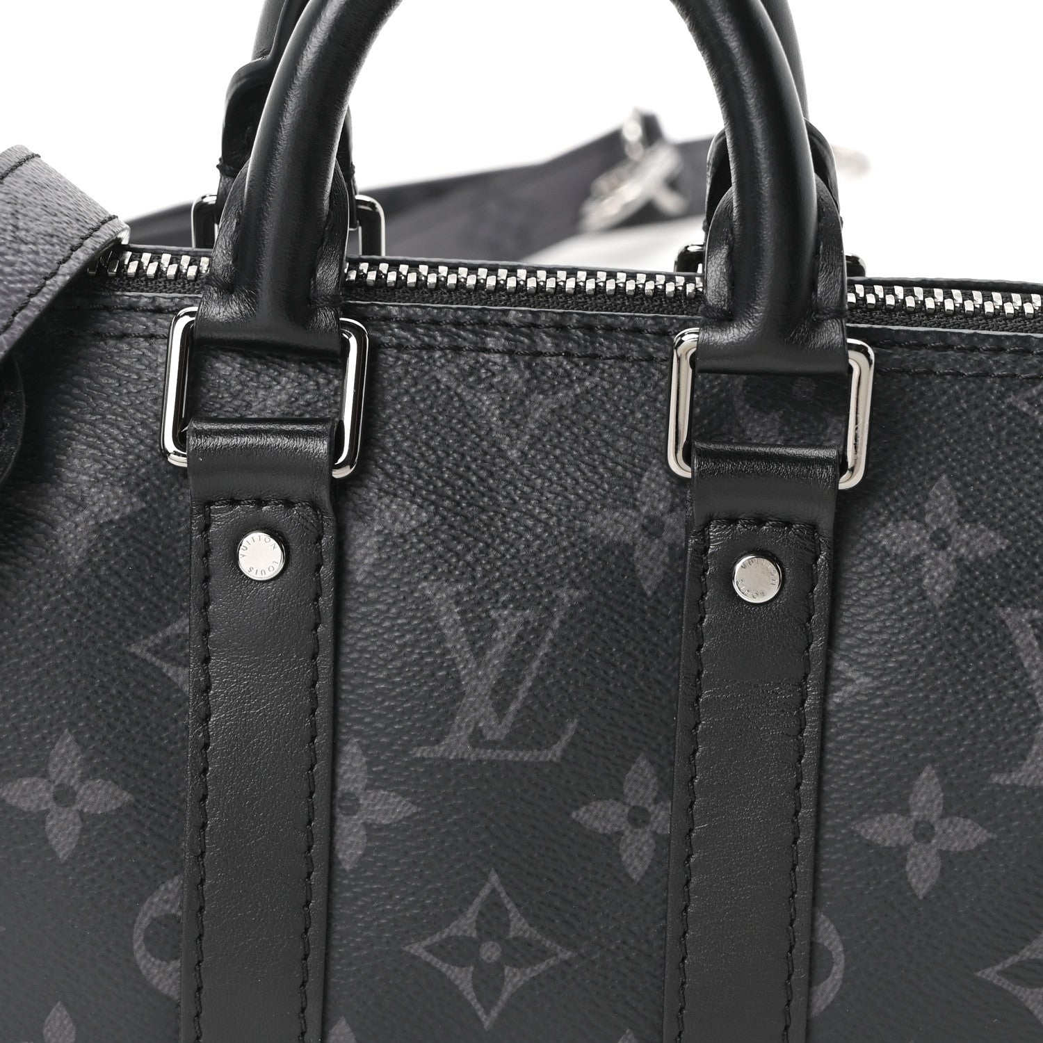 Louis Vuitton Reverse Monogram Eclipse Keepall XS Black 7 of 9