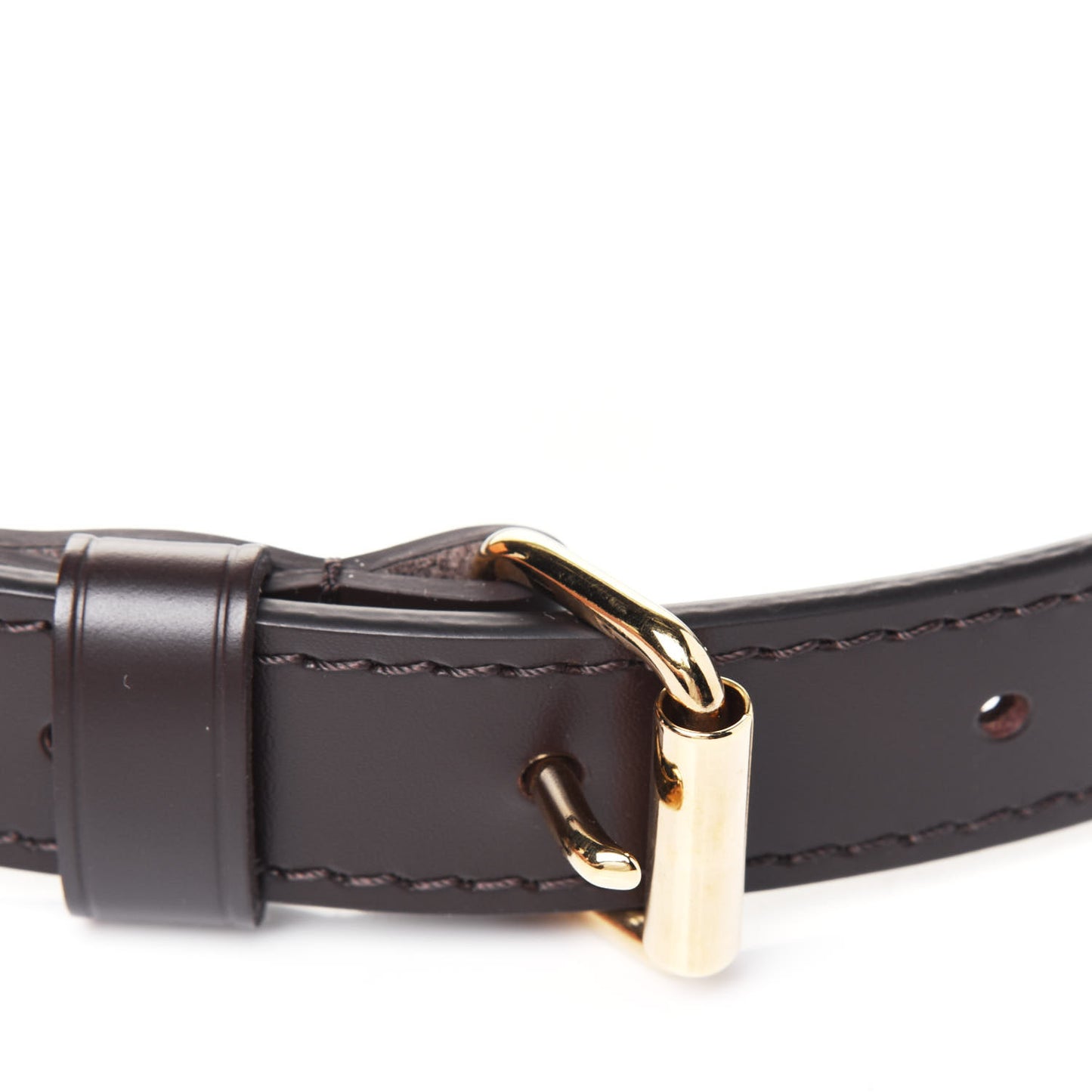 Calfskin Adjustable Speedy Bandouliere Shoulder Strap Brown