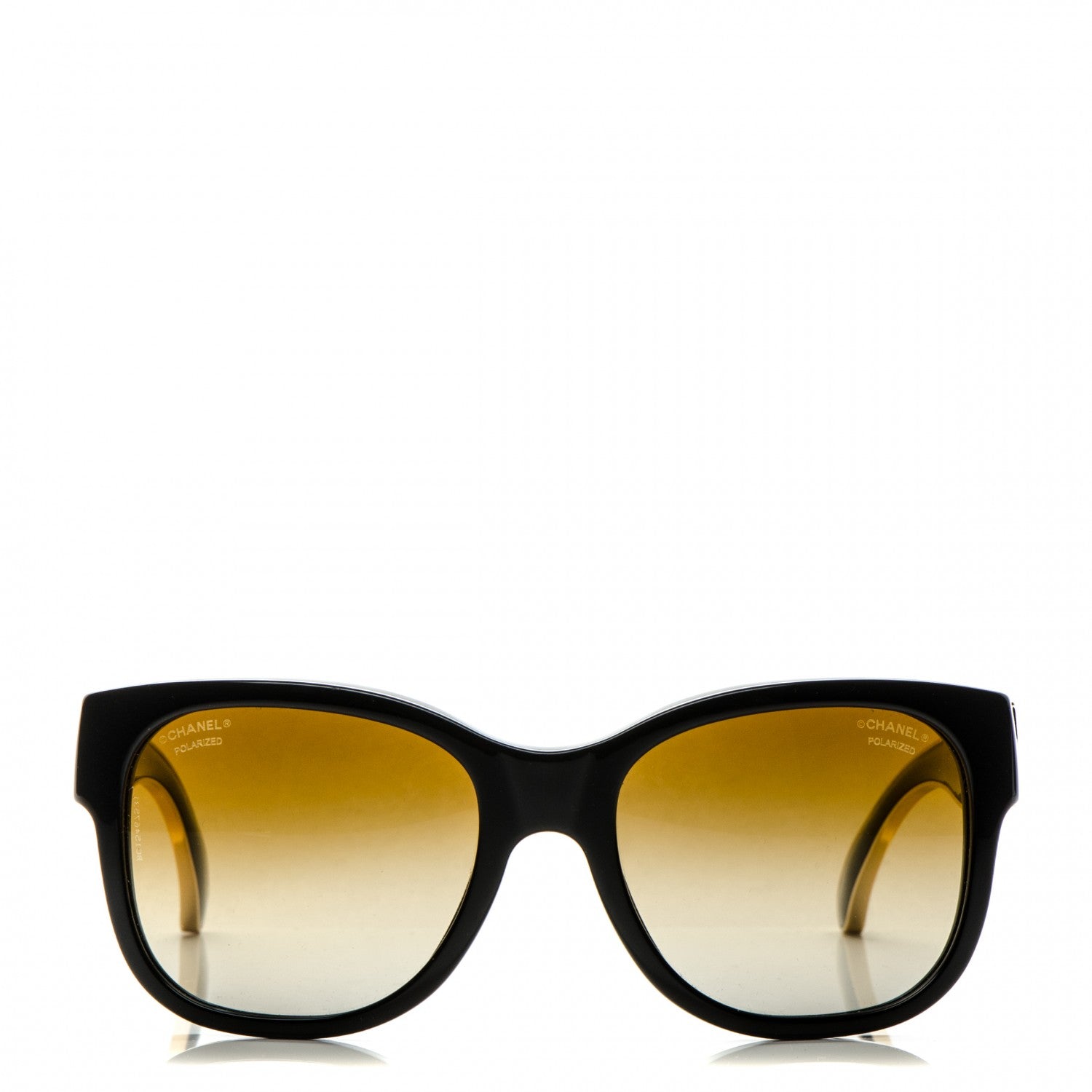 Chanel Polarized Sunglasses Black 2 of 4
