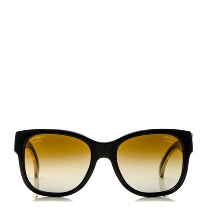Chanel Polarized Sunglasses Black 2 of 4
