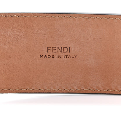 Fendi Vitello F is Fendi Bi-Color FF 1974 Embossed Belt 90 36 Maya Black 3 of 6