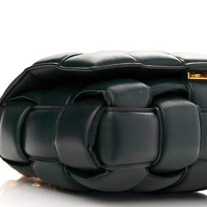 Bottega Veneta Lambskin Maxi Intreccio Padded Chain Cassette Crossbody Bag Inkwell 9 of 10