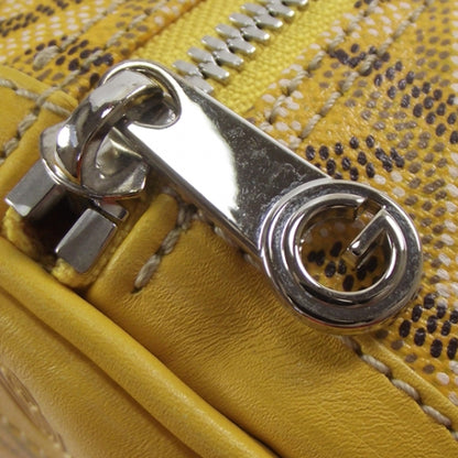 Goyard Goyardine Amakios PM Bowler Tote Bag Yellow 9 of 10