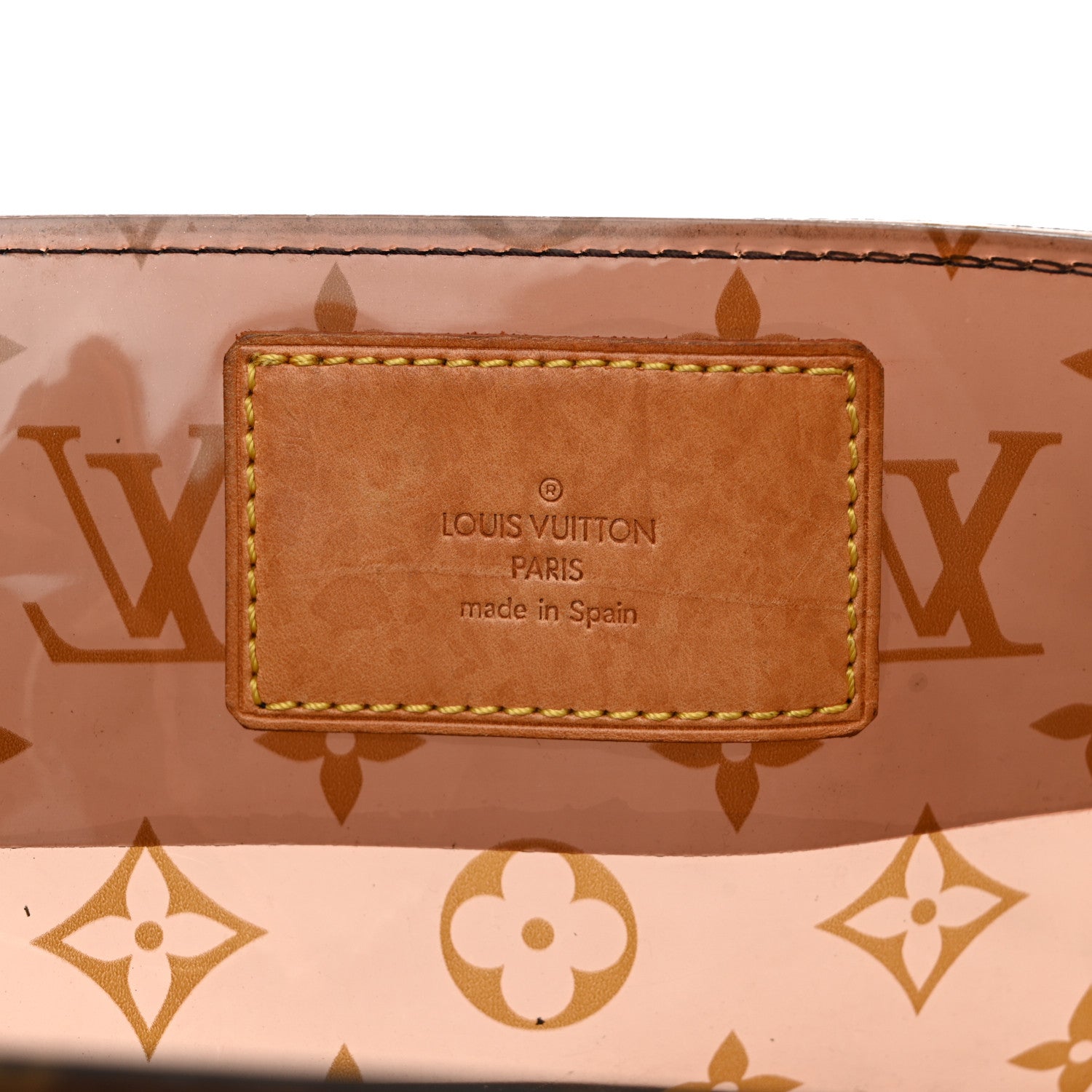 Louis Vuitton Vinyl Cabas Sac Ambre MM 7 of 15