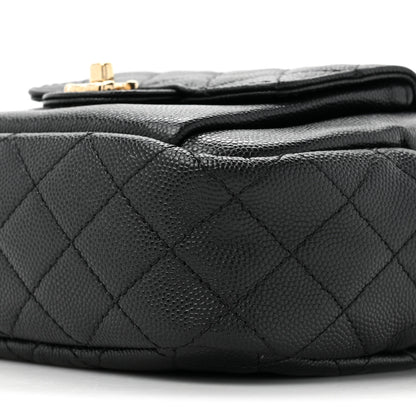 Chanel Caviar Quilted CC Day Camera Case Black 9 of 11