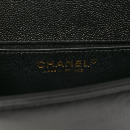 Chanel Caviar Quilted Small Boy Messenger Bag Black 7 of 10