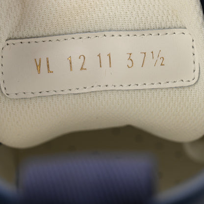 Louis Vuitton Denim Monogram Squad Sneaker Boots 37.5 Marine 7 of 8