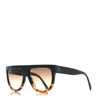 Celine Shadow Sunglasses CL 41026/S Black Havana 1 of 7