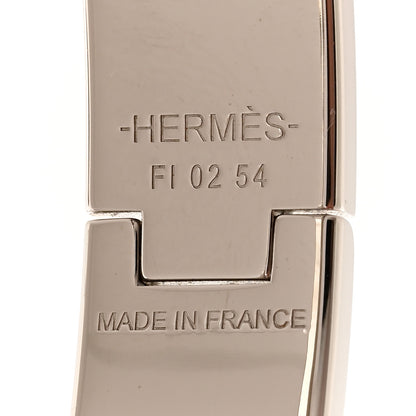 Hermes Enamel Narrow Clic Clac H Bracelet PM Rose Candeur 3 of 5