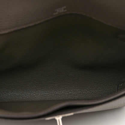 Hermes Togo Kelly Depeches 25 Pouch Etain 4 of 8