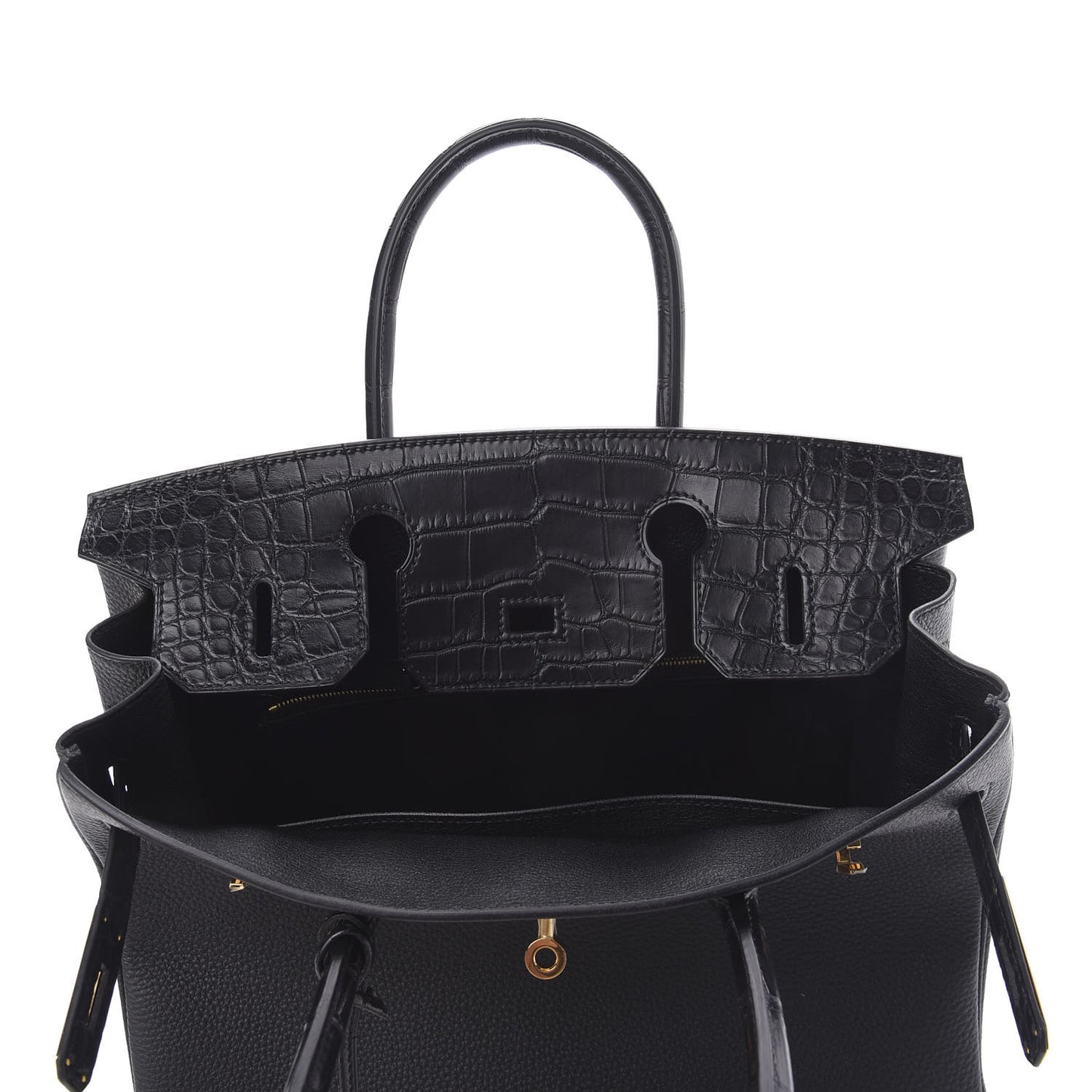 Togo Matte Alligator Birkin Touch 30 Black