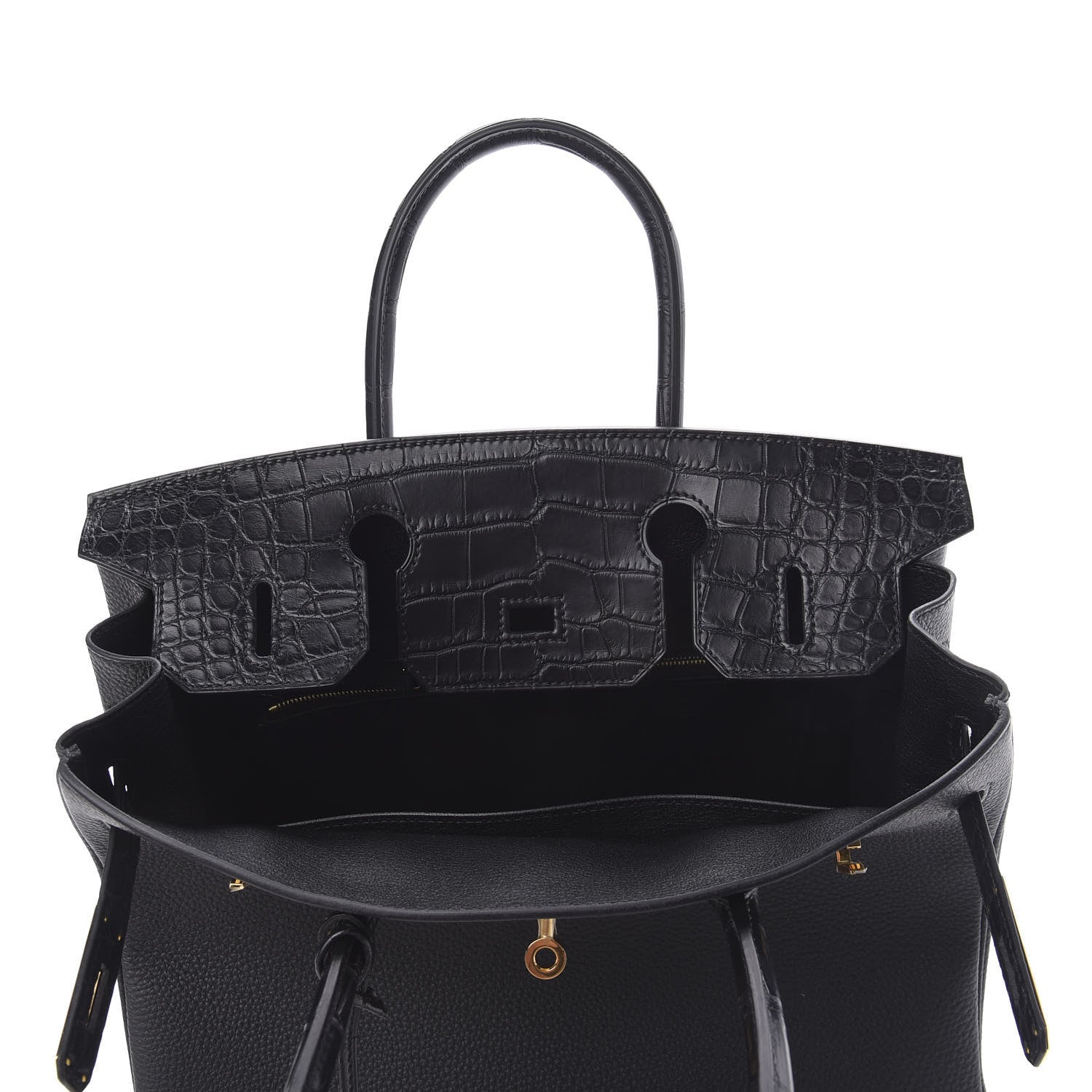 Hermes Togo Matte Alligator Birkin Touch 30 Black 27 of 32
