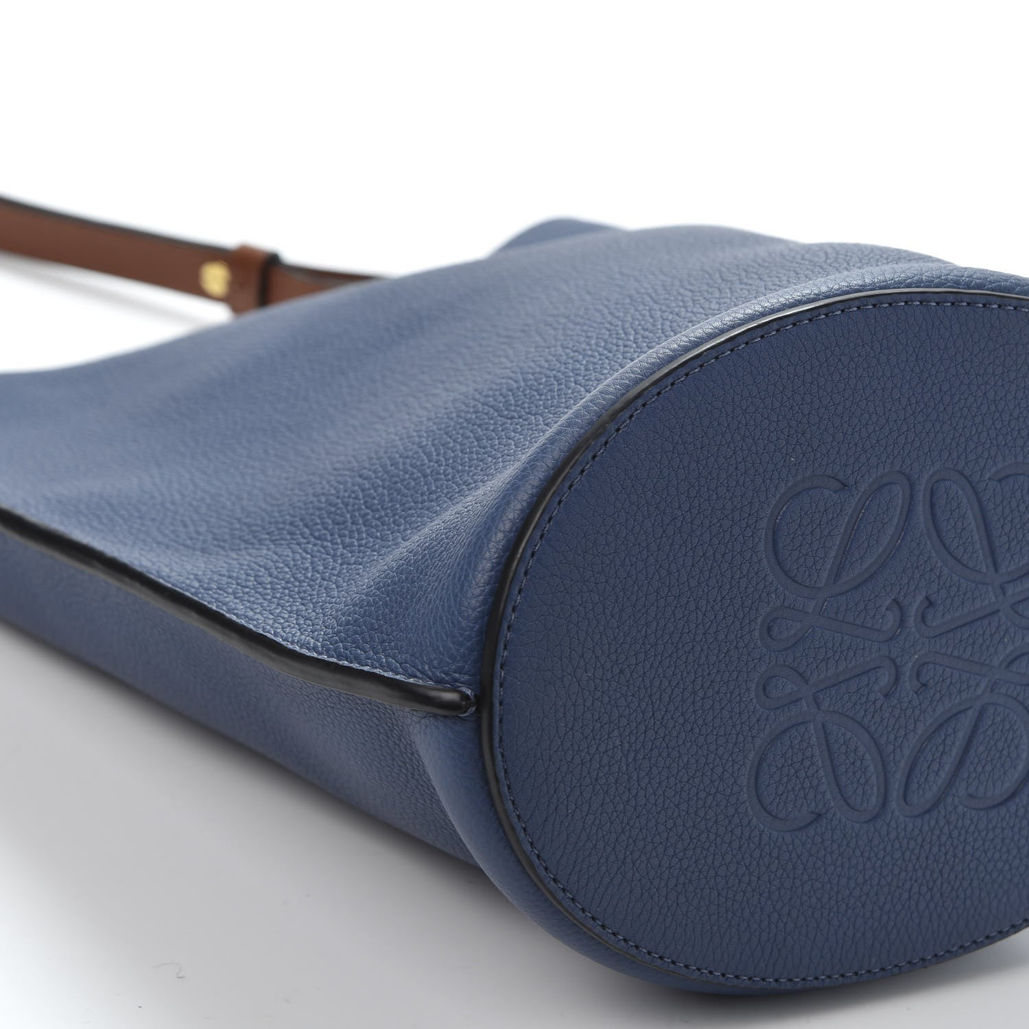 Loewe Calfskin Gate Bucket Bag Blue 5 of 9