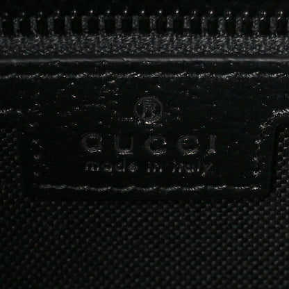 Gucci Textured Dollar Calfskin Web Monochrome Large Diana Tote Bag Black 6 of 12