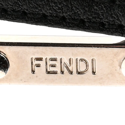 Fendi Mink Fox Goat Fur Mini Karlito Bag Charm Blue 3 of 5
