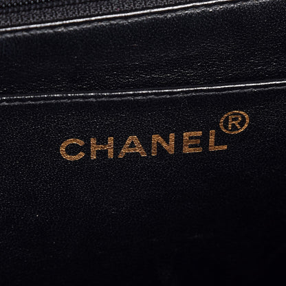 Chanel Lambskin Quilted Jumbo Single Flap Black 8 of 26