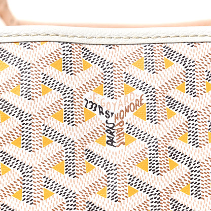 Goyard Goyardine Saint Louis Claire Voie PM White Yellow 9 of 11