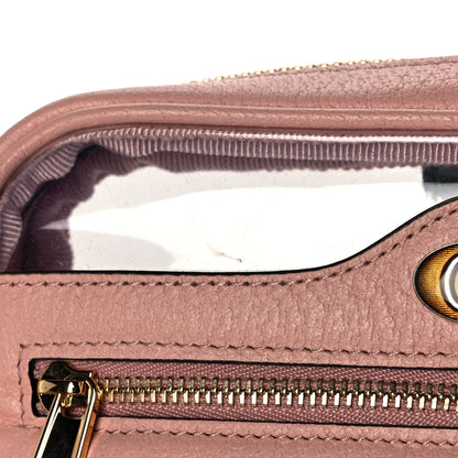 Gucci Vinyl Web Mini Ophidia Transparent Shoulder Bag Perfect Pink 10 of 11