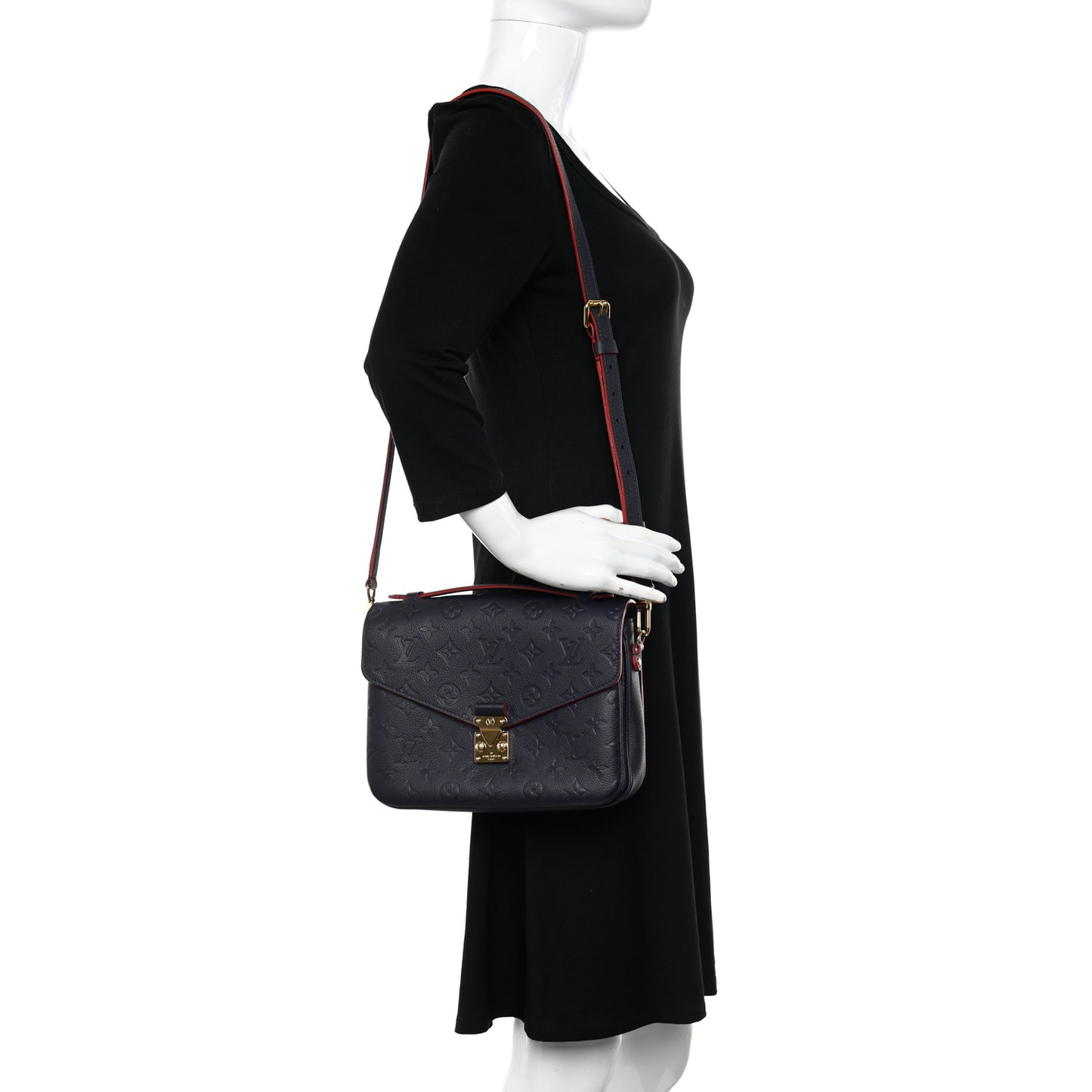Empreinte Pochette Metis Marine Rouge